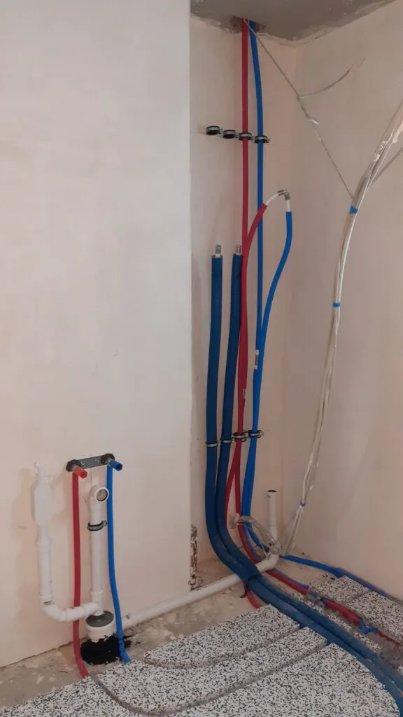 Vorbereitung für die Heizungsanlage