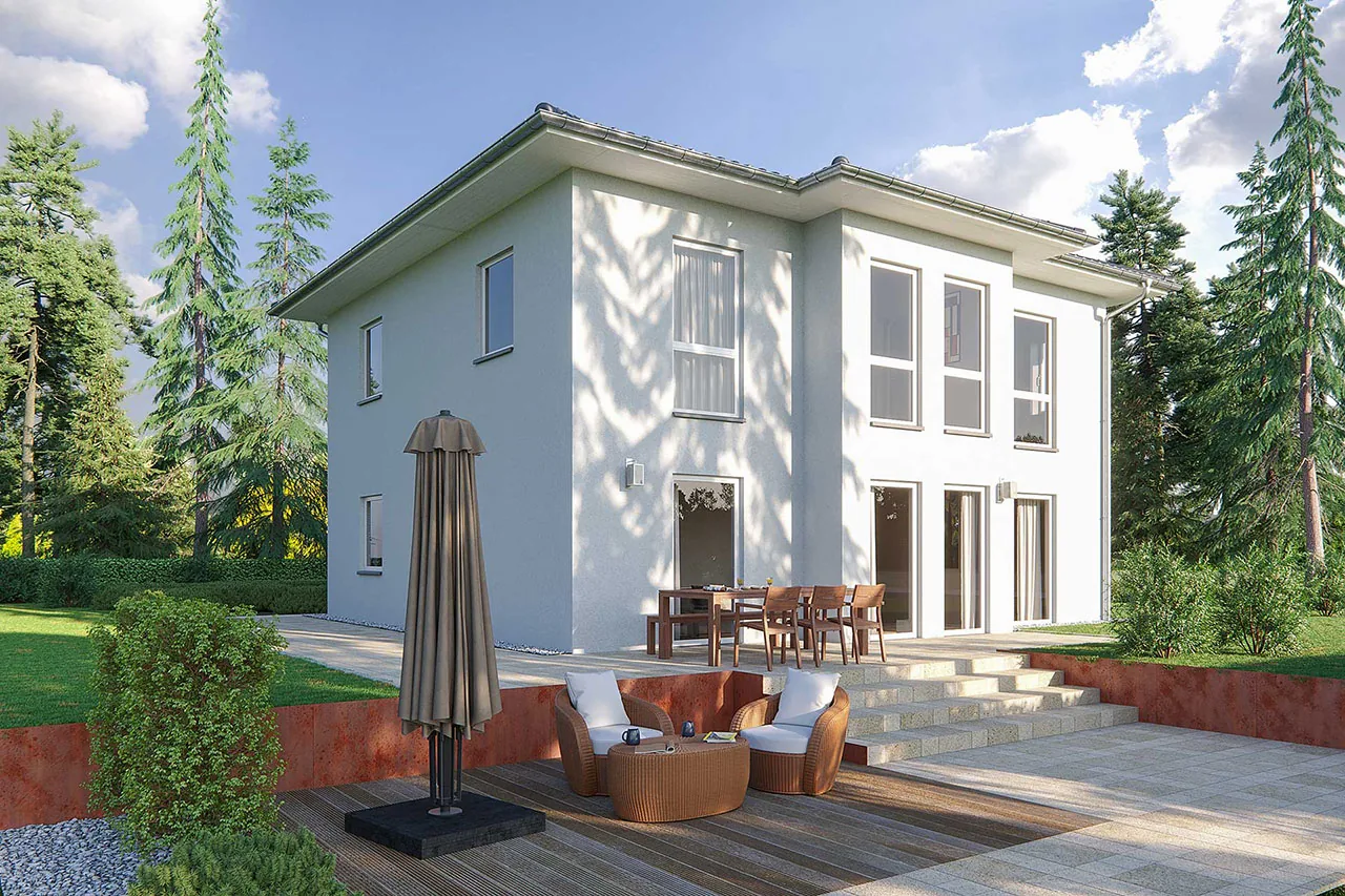 Stadtvilla 150 von Richter Haus – Außenansicht 2