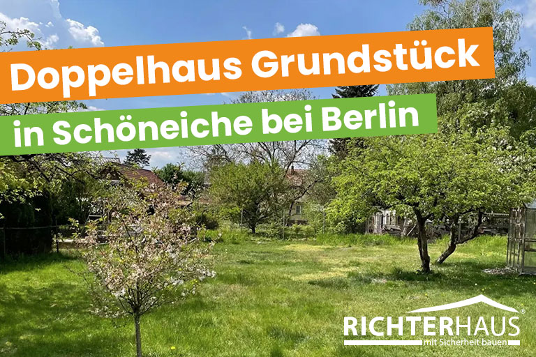 Baugrundstück für Doppelhaus
