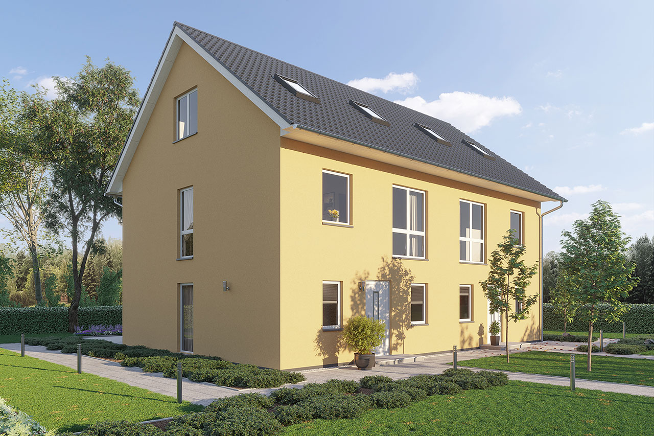 Doppelhaus 127 Straßenansicht