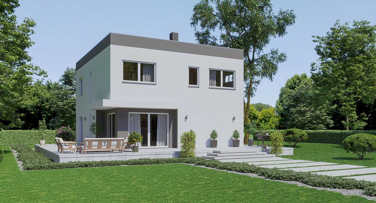Bild von Haus im Bauhausstil